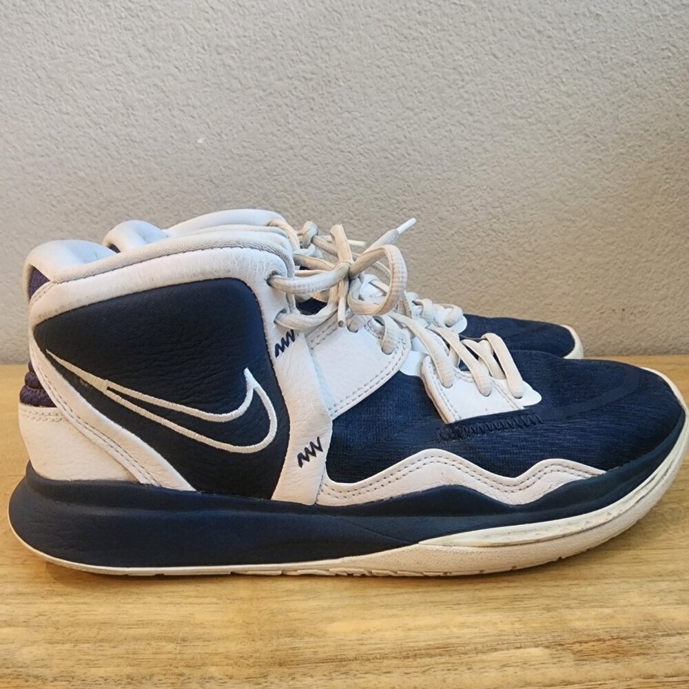 Nike Mens Kyrie Infinity TB Basketball Shoes DO9616-400 Navy Blue White Size 9